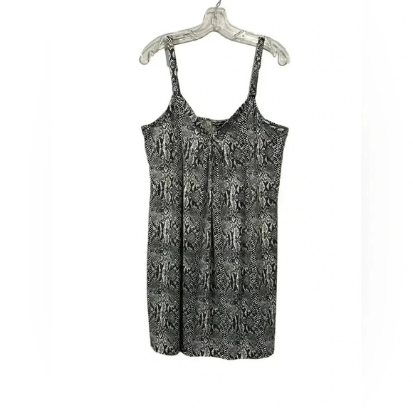NWOT George, Snakeskin Print Nightgown, XL, Black & Grey 🌙 - Picture 2 of 8